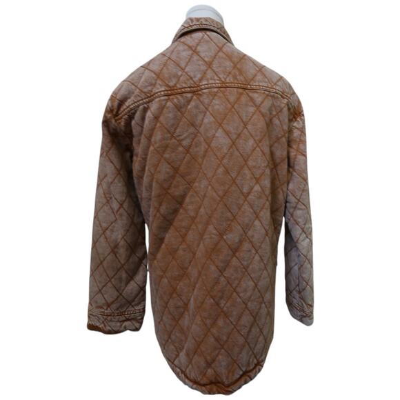 Young Fabulous & Broke Walker Quilted Jacket in Butterscotch Mineral YFB Size XS - Picture 9 of 12